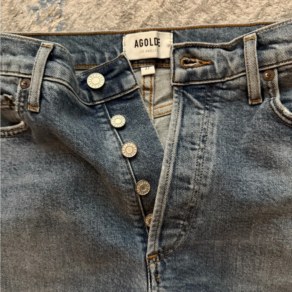 AGOLDE Nico High Rise Slim Straight Murmur - Picture 9 of 14